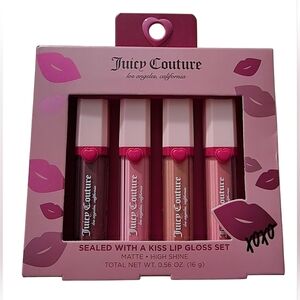 Juicy Couture Sealed with a Kiss lip gloss set